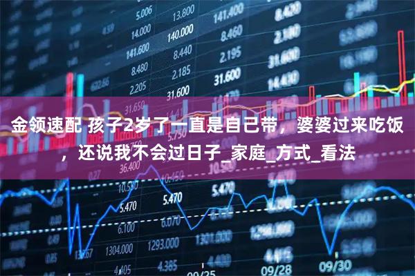 金领速配 孩子2岁了一直是自己带，婆婆过来吃饭，还说我不会过日子_家庭_方式_看法